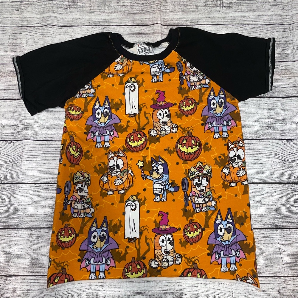 Bluey Halloween Themed Graphic T-Shirt